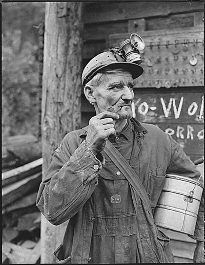 A miner.  Lejunior, Harlan County, KY. 9/13/46