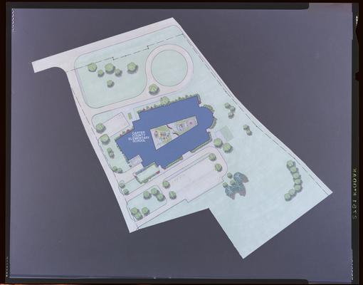 Carter County Elementary school site plan, 2 images