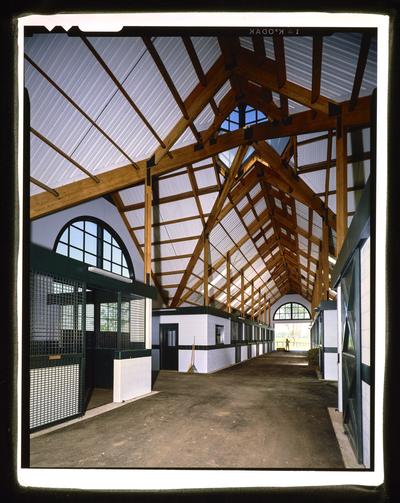 EOP Architects, unkown horse barn, 3 images