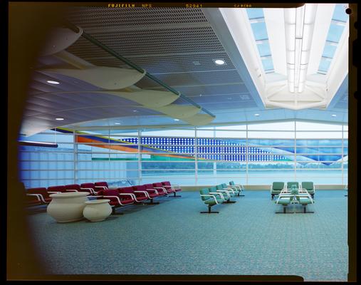 Guy Kemper Stained Glass Art Installation, Orlando International Airport, Orlando, FL, 4 images