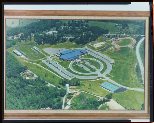 Aerial photograph, North Laurel High School 1300 Hal Rogers Pkwy, London, KY,  1 image
