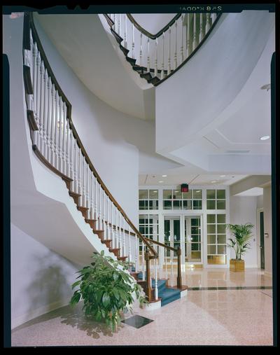 Sherman Carter Barnhart Architecture, interior staircase, 2 images