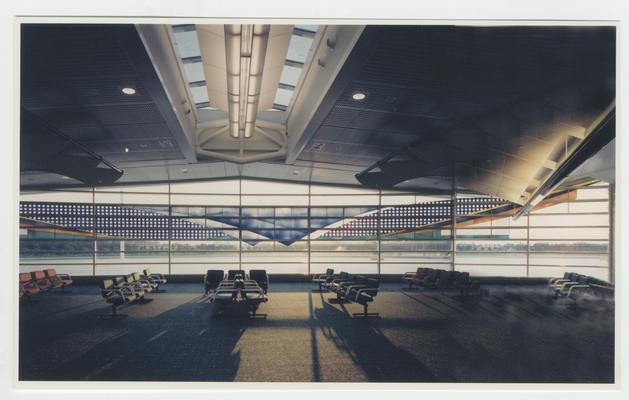 Guy Kemper Stained Glass Art Installation, Orlando International Airport, Orlando, FL, 4 images