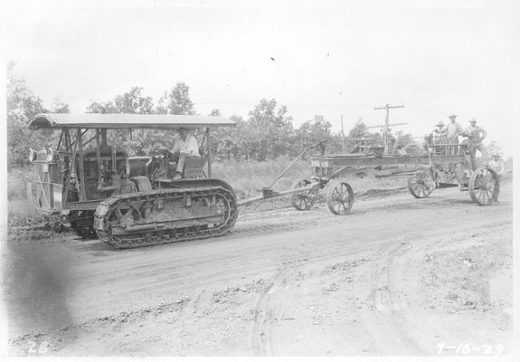 Steam engine and wagon