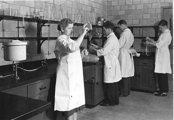 Students in laboratory