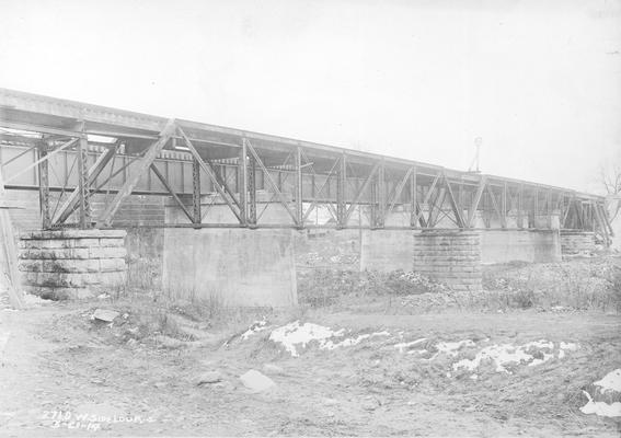 Railroad bridge, 1914