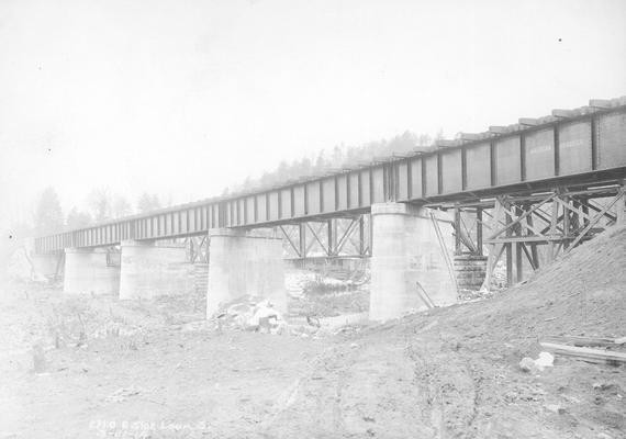 Railroad bridge, 1914