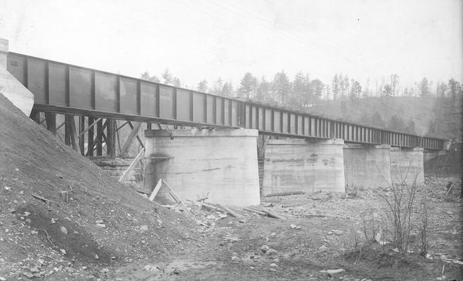 Railroad bridge, 1914