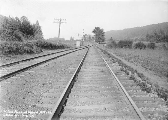 Passing track at Keeber, 1916