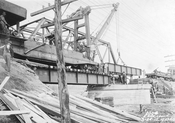 Bridge, east side March 24, 1915, 10:03 AM