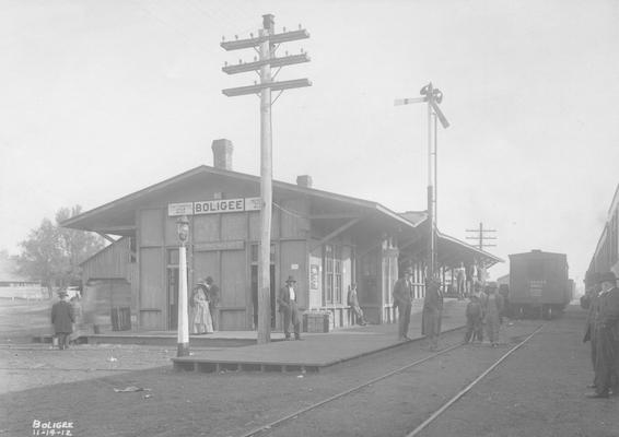 Alabama Train Station, Boligee, November 14, 1912