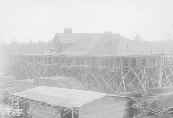 Kentucky stations, Somerset, construction, October 15, 1913, Rear View