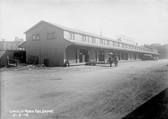 Cincinnati, Ohio, Lincoln Park freight depot, May 2, 1914