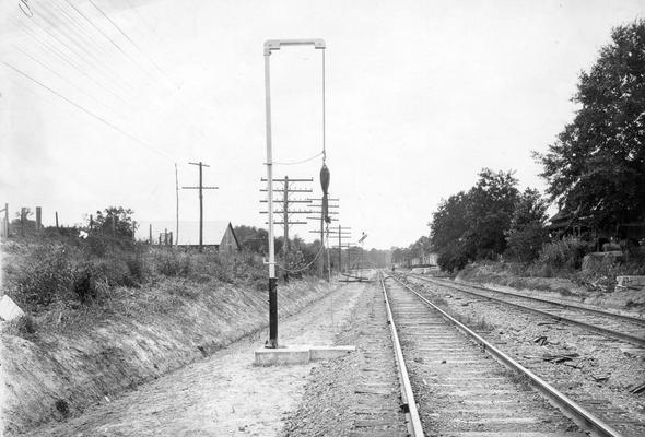 Railroad tracks and equipment