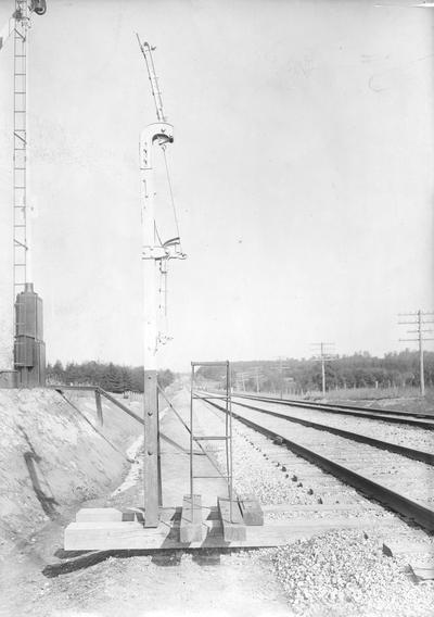 Railroad tracks and equipment