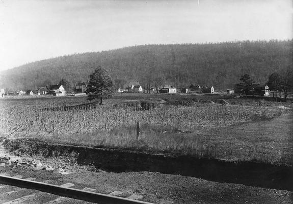 Railroad tracks near field