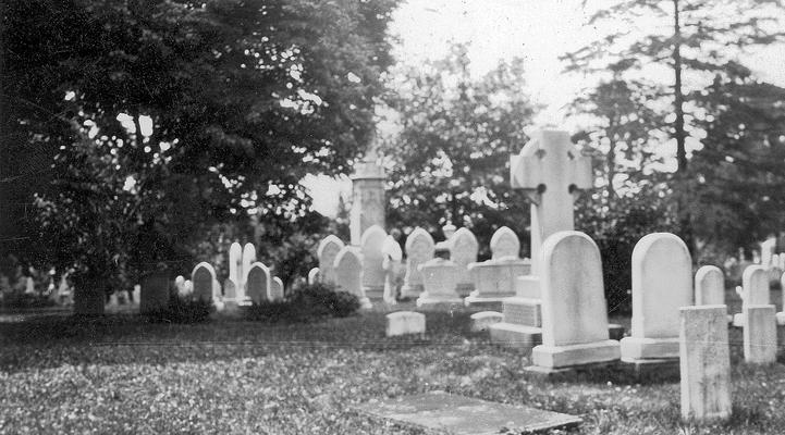Cemetery, print donated by Mr. John C. Taylor