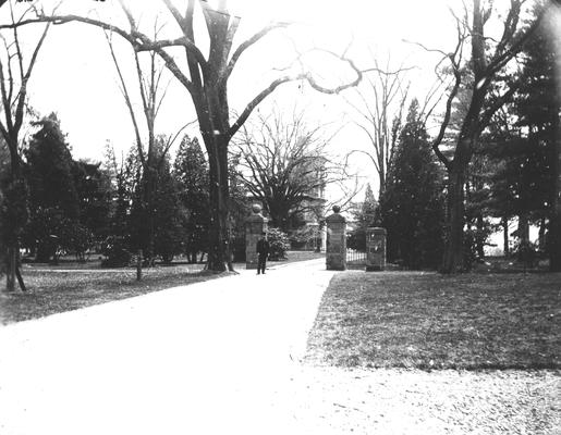 Administration Drive and Main Entrance, circa 1903 - 1919