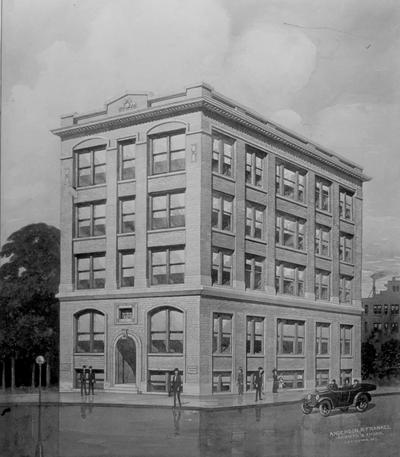 Lexington Herald Building, printed for John Wyatt, August 1964