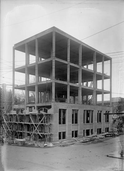 Lexington Herald Building construction, printed for John Wyatt, fall 1964
