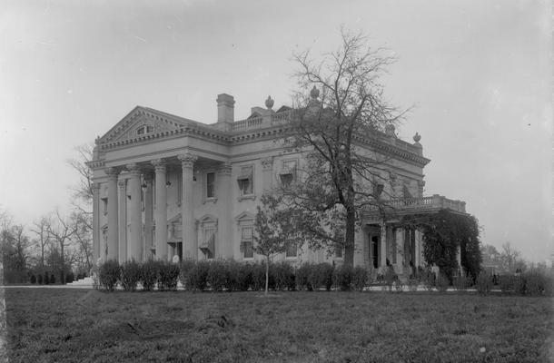 Elmendorf estate, Haggin glass negative, GN 1489, printed for John Wyatt, fall 1964