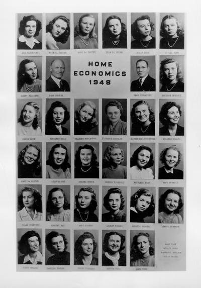 Home Economics, Class of 1948