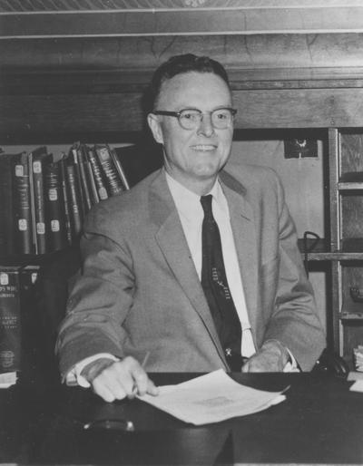 Basler, Roy, Library of Congress, speaker for Blazer Lecture, 1961