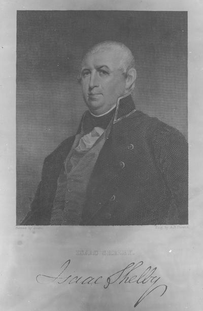 Isaac Shelby, first Governor of Kentucky, 1792-1796