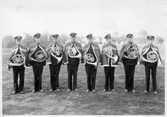 French horn section of University of Kentucky Band