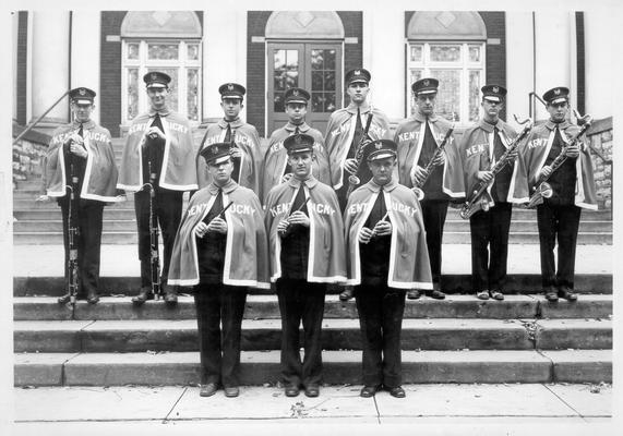 Flutes and piccolos section of University of Kentucky Band, Maxwell Presbyterian Church, Lexington, Kentucky