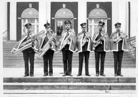 Saxophone section of University of Kentucky Band, Maxwell Presbyterian Church, Lexington, Kentucky
