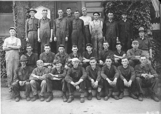 Blacksmith company, August 12, 1918