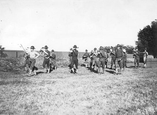 Army band, August 13, 1918