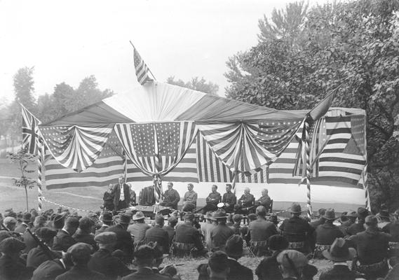 Installation ceremonies, Students Army Training Corps, October 1, 1918