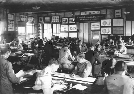 Junior Drawing Room in Mechanical Hall, 1908