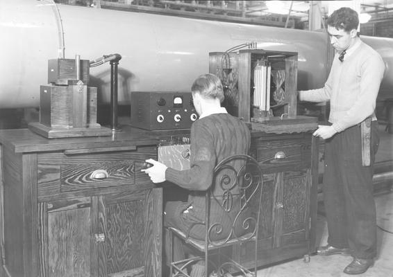 Two students in class