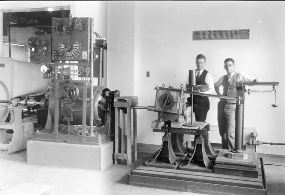 Two students in shop class