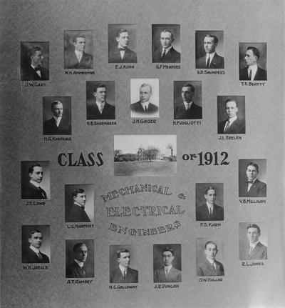 Engineering Class, 1912, duplicate
