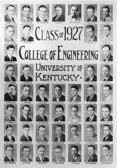 Engineering Class, 1927