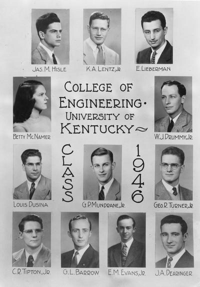 Engineering Class, 1946, duplicate