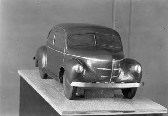 Wooden car model