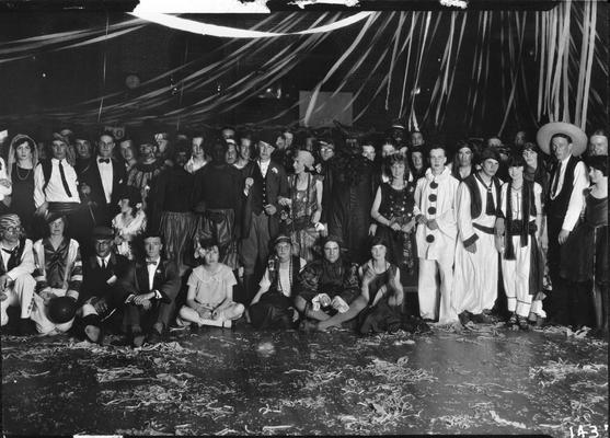 Barker Hall / Buell Armory, old gymnasium, Halloween party