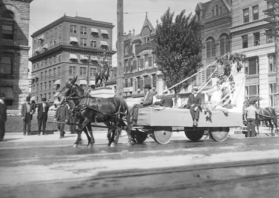 Golden Jubliee Parade, 1916, Court House, Main Street, Lexington, Kentucky