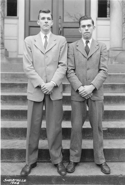 Robert Matthews, Shelbyville, Kentucky and unidentified man, 1944