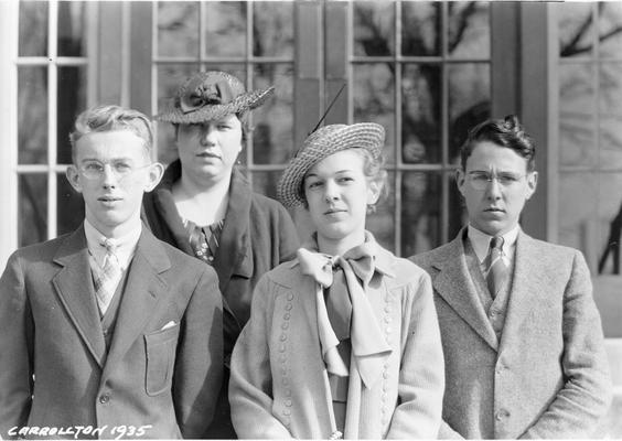 Carrollton, Kentucky, unidentified individuals, 1935