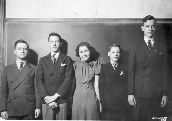 Student officers, 1938