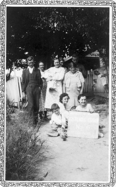 Group of people posing with University of Kentucky Listening Center sign