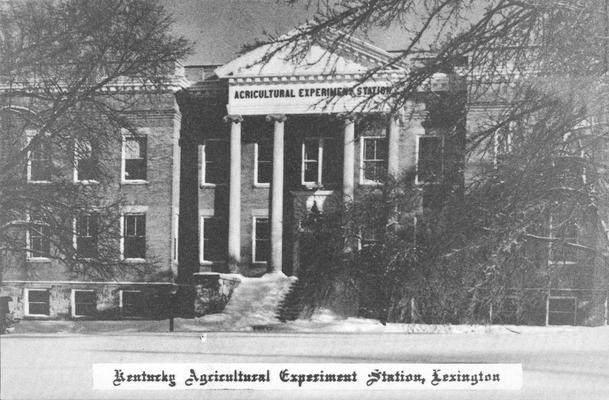 Agriculture Experiment Station / Scovell Hall, post card, quote, 