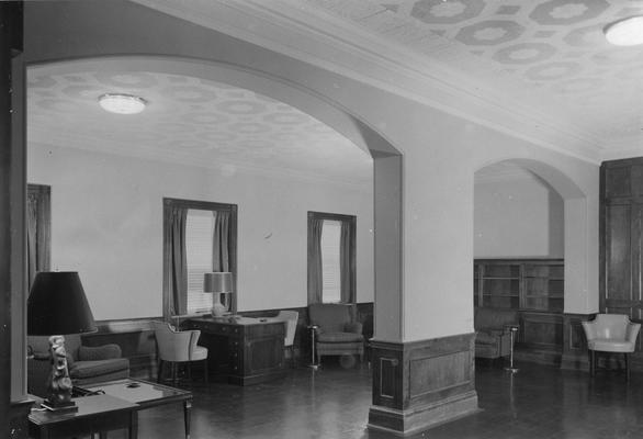 Bowman Hall, interior, 1949