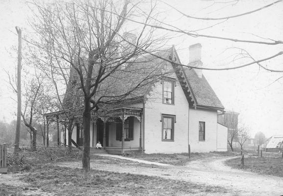 Commandant's house on campus, located on fair ground in 1878 that is presently University campus
